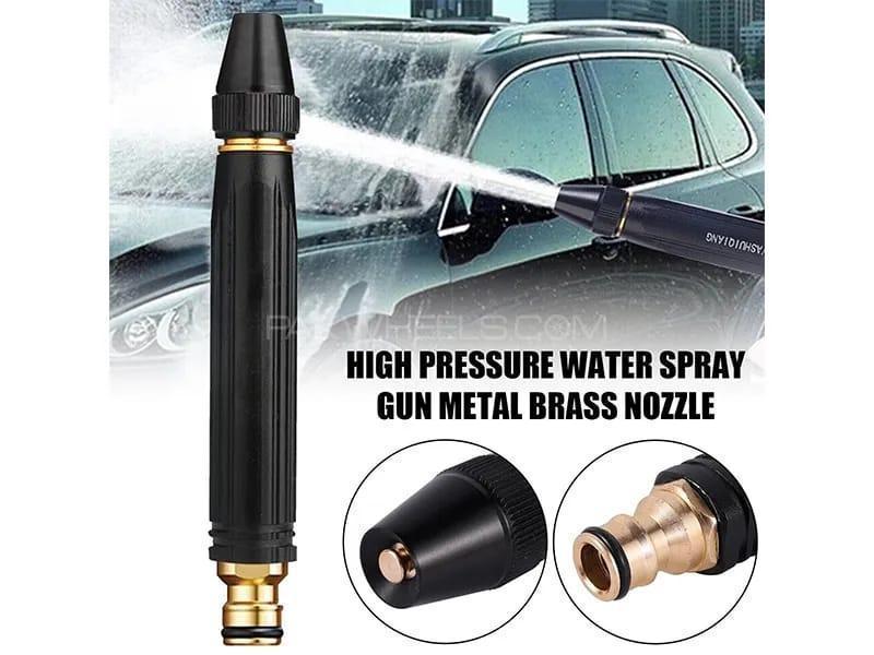 Stainless Steel High Pressure Water Spray Nozzle Durable Black Washer Nozzle - Image 2