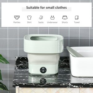 Foldable Mini Washing Machine – Portable Collapsible Washer for Travel, Dorm, Baby Clothes | Random Color | 11 Litre